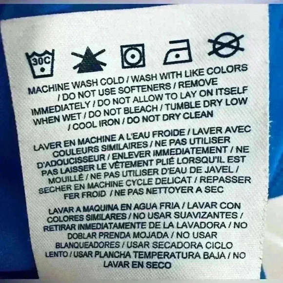 Nike Dri-Fit Athletic Shorts, Women’s Size Medium, Royal Blue with Yellow Stripe - Picture 12 of 12